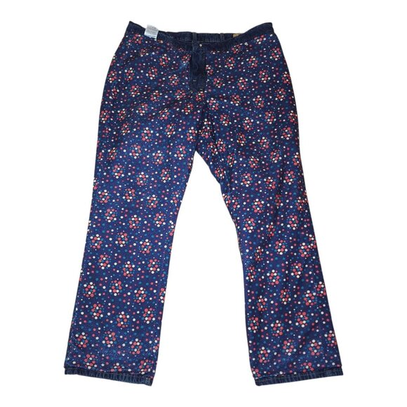 Cabelas Casuals Womens Flannel Lined Jeans Size 18 Regular Medium Wash - Picture 9 of 10